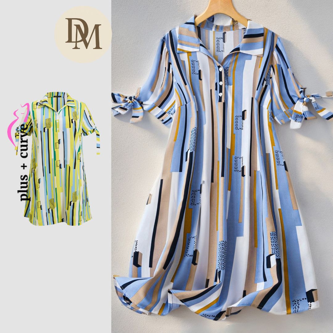 Chamise Patrícia – Vestido Plus Size com Botões