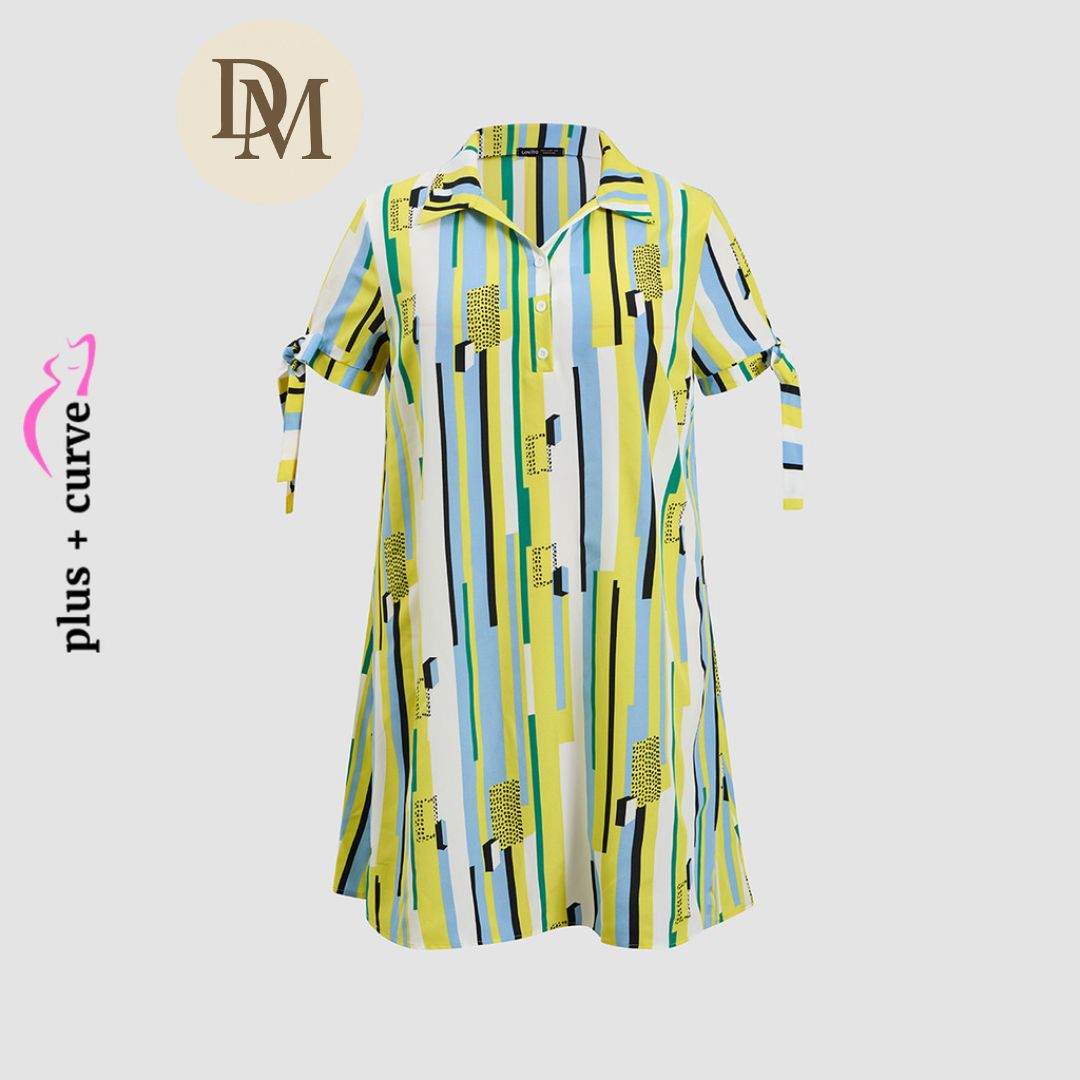 Chamise Patrícia – Vestido Plus Size com Botões