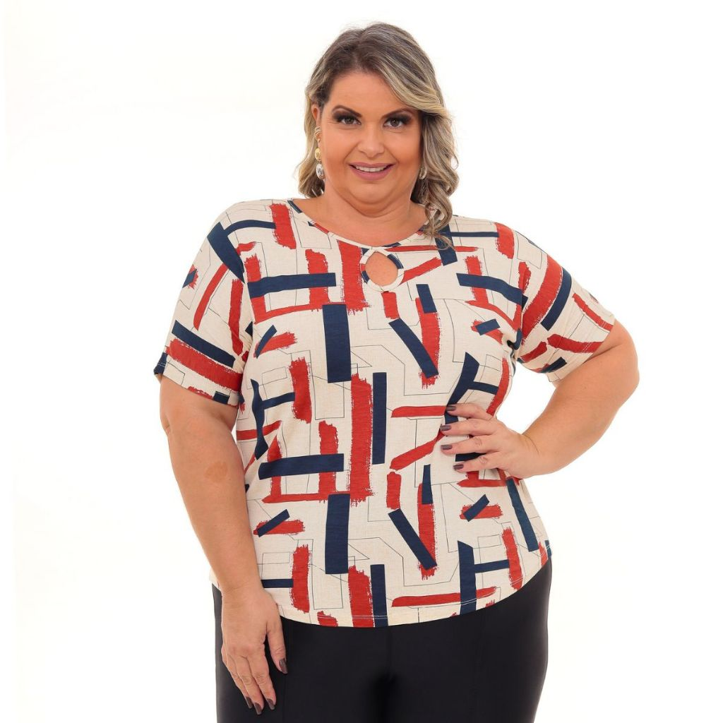Blusa Ivone – T-Shirt Plus Size Curve