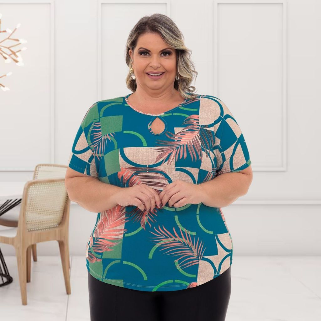 Blusa Ivone – T-Shirt Plus Size Curve