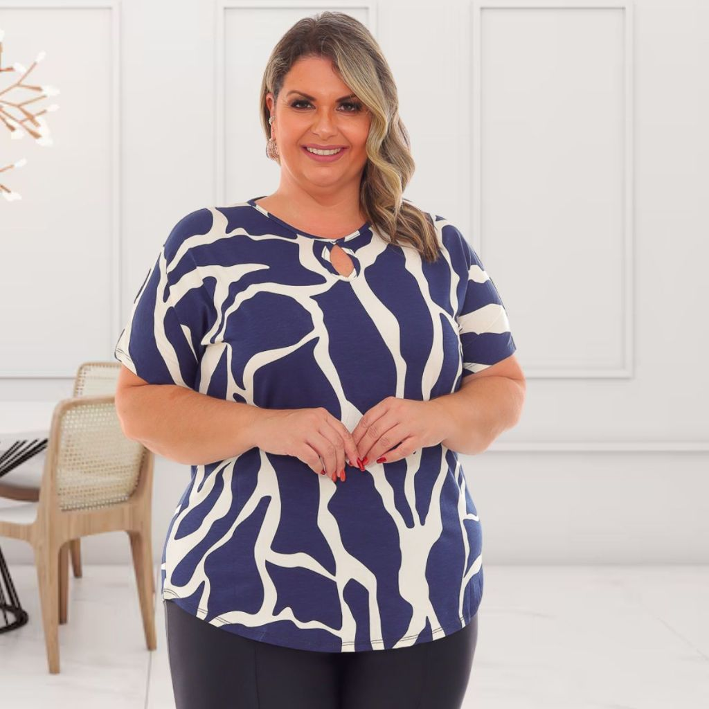 Blusa Ivone – T-Shirt Plus Size Curve