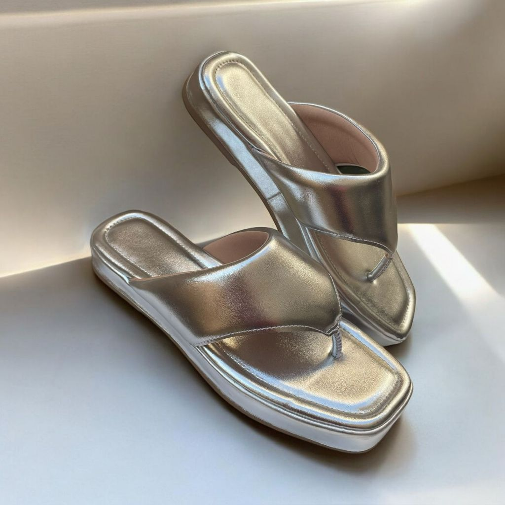 Chinelo Elza – Papete Feminina Flatform Asa Delta