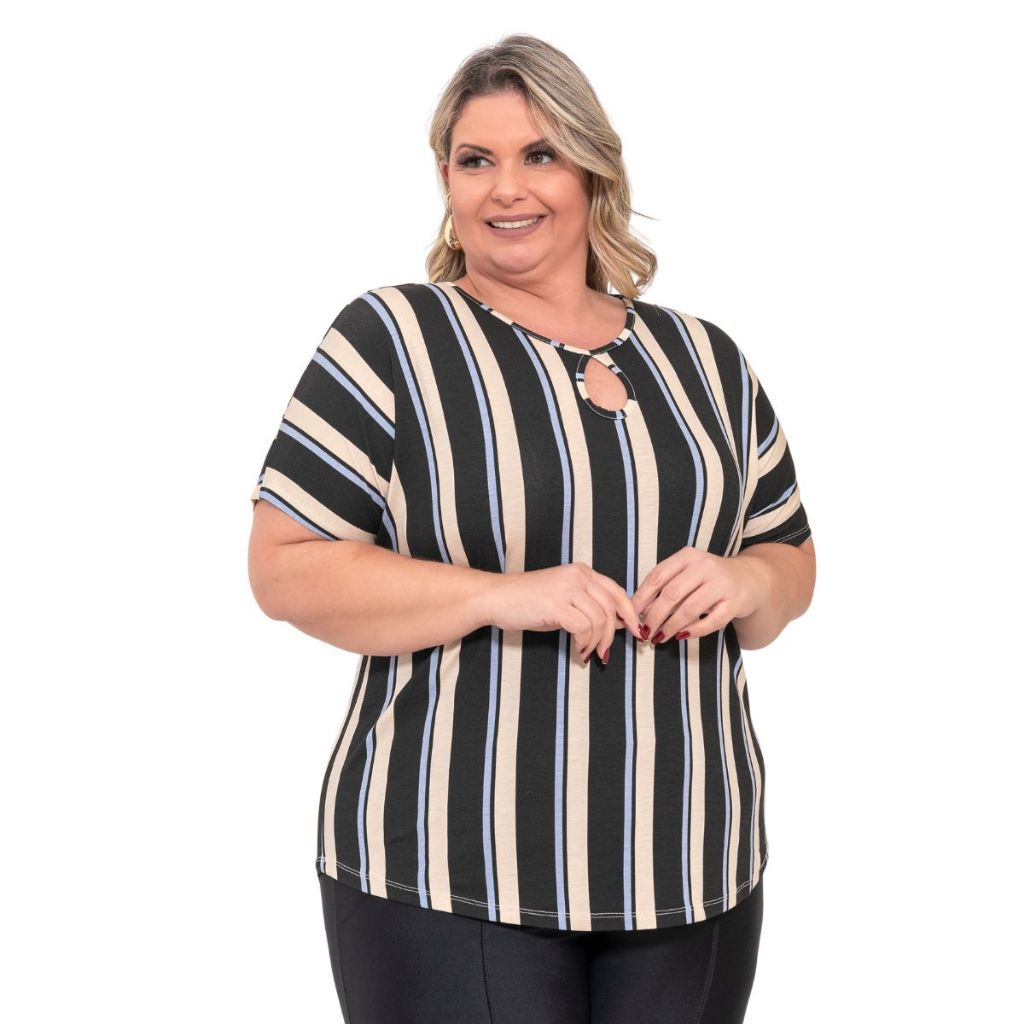 Blusa Ivone – T-Shirt Plus Size Curve