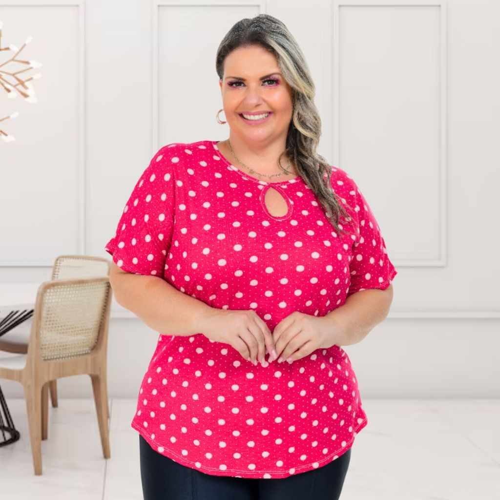 Blusa Ivone – T-Shirt Plus Size Curve