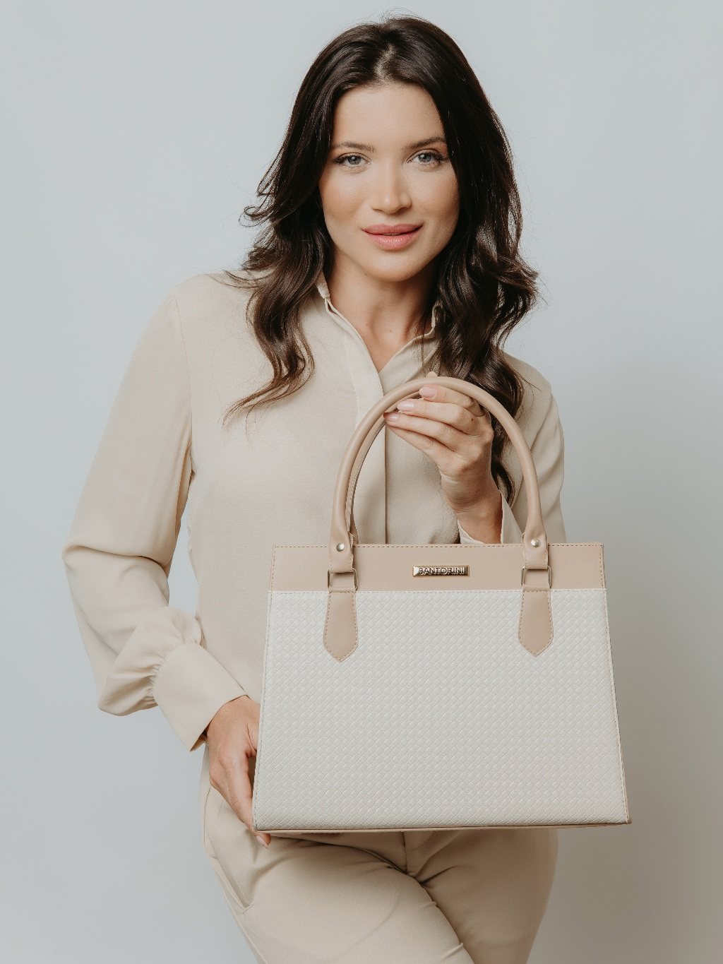 Bolsa Isadora – Grande Santorini Handbag