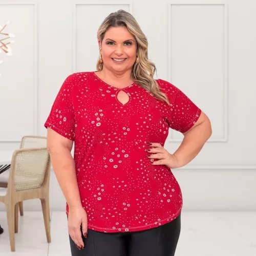 Blusa Ivone – T-Shirt Plus Size Curve