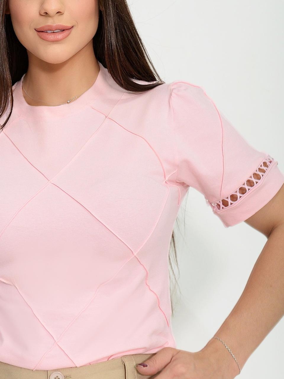 Blusa Viviane T-Shirt Gola Alta