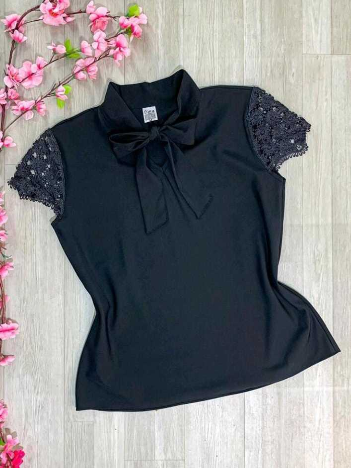 Blusa Jéssica Crepe com Renda