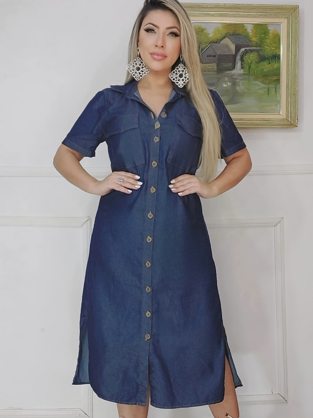 Vestido Chamise Camila