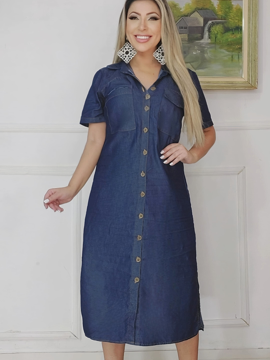 Vestido Chamise Camila