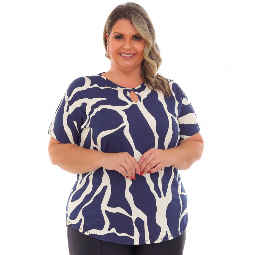 Blusa Ivone – T-Shirt Plus Size Curve