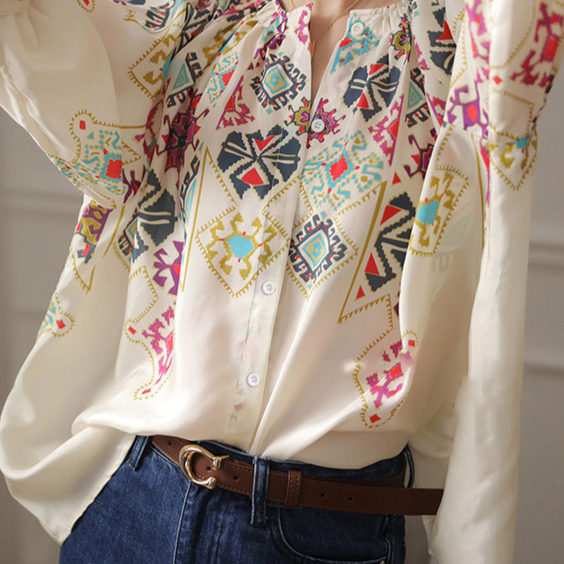 Blusa Amanda Estampa Tribal