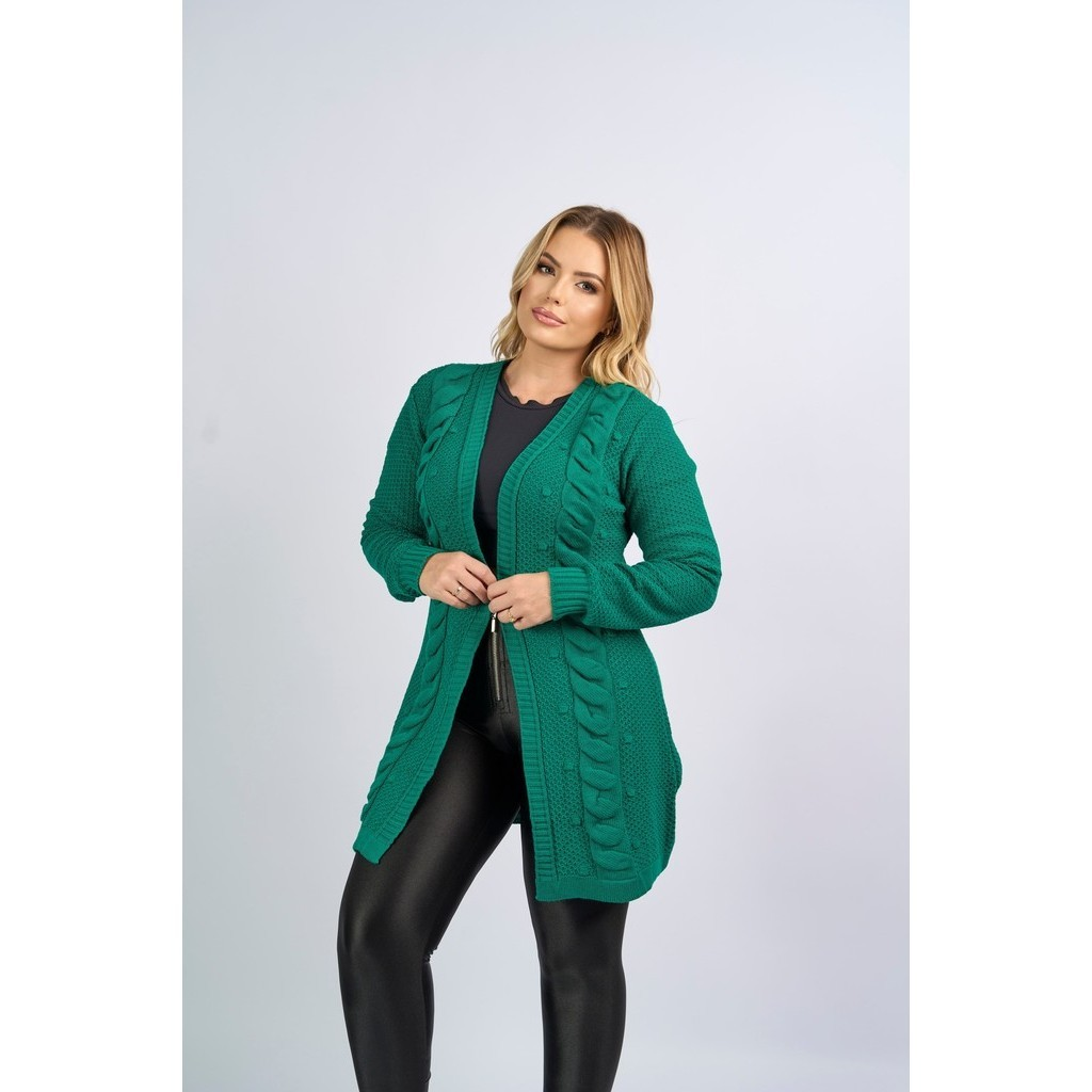 Cardigã Elenya Tricô Inverno