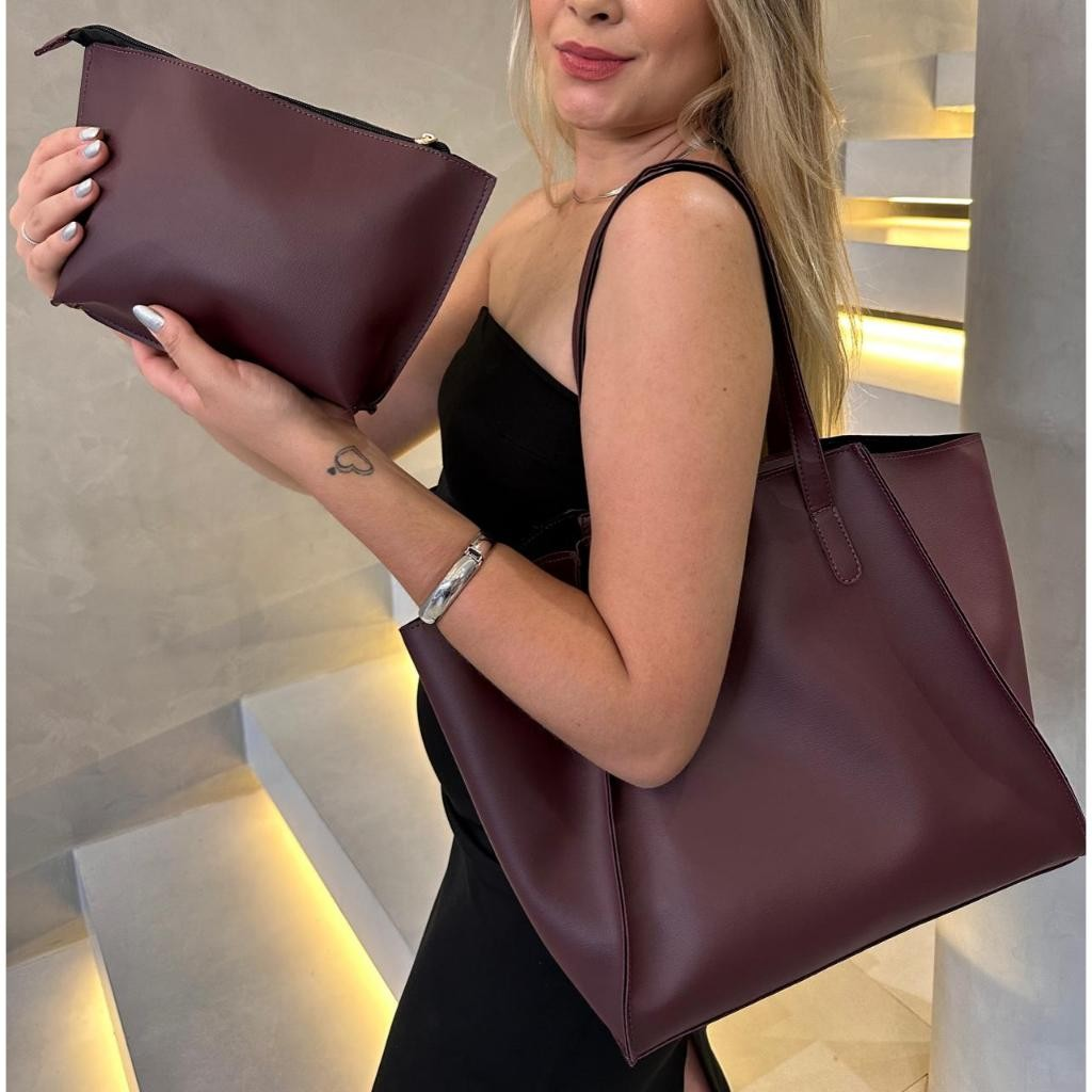 Kit Bernadete – Necessaire + Bolsa Sacola Grande